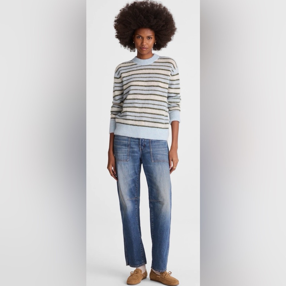 Madewell Oversized Pullover Sweater Women’s Size Small Alpaca Wool Brand New - Picture 4 of 6